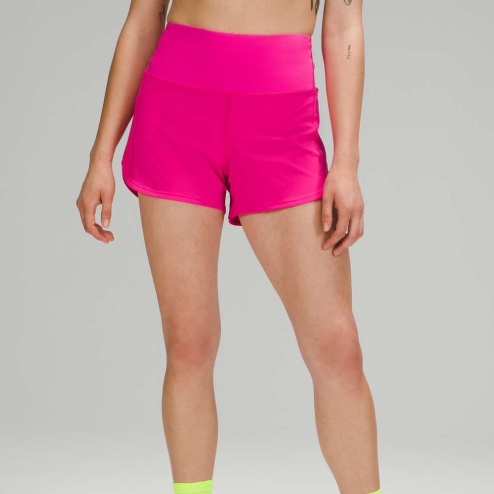 Lululemon Speed Up High-Rise Short 4"Inseam Pink Size 2